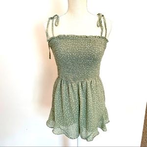 She+Sky Polka Dot Romper